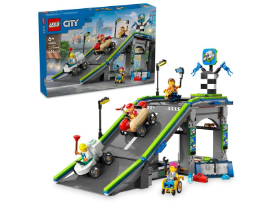 Конструктор LEGO City Жодних обмежень: Автодром для гоночних автомобілів 436 деталей (60460) Конструктор LEGO City Жодних обмежень: Автодром для гоночних автомобілів 436 деталей (60460)