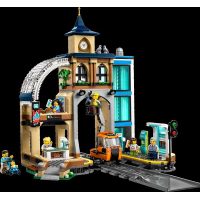 Конструктор LEGO City Жовтий бульдозер 682 деталі (60466)Конструктор LEGO City Центральний залізничний вокзал 752 деталі (60469)