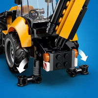 Конструктор LEGO® City Жовтий екскаватор-навантажувач - Будівельна іграшка, 301 деталей (60480)