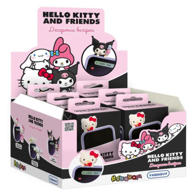 Дисплей колекційних іграшок серії "Hello Kitty" – ДЕСЕРТНА ВЕЧІРКА (12 шт.)