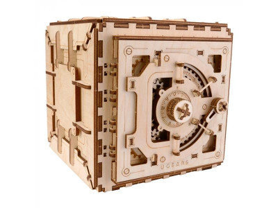 Дерев'яний механічний 3D конструктор Ugears Сейф (70011) Дерев'яний механічний 3D конструктор Ugears Сейф (70011)