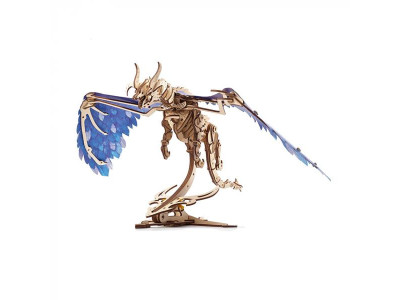 Дерев'яний механічний 3D конструктор Ugears Дракон Буревій (70151)