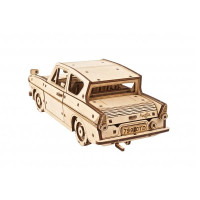 Дерев'яний механічний 3D конструктор Ugears Літаючий Форд Англія (70173)