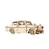 Дерев'яний механічний 3D конструктор Ugears Літаючий Форд Англія (70173)