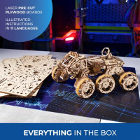 Дерев'яний механічний 3D конструктор Ugears Крилате спорткупе (70205)Дерев'яний механічний 3D конструктор Ugears Пілотований марсохід (70206)