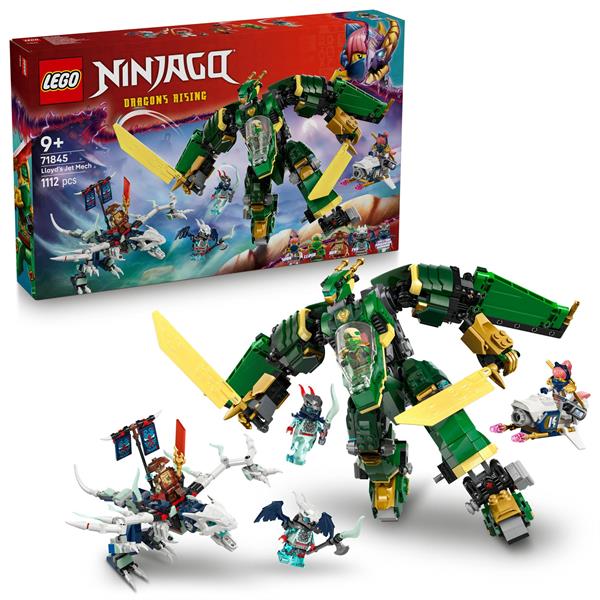 Конструктор LEGO NINJAGO Реактивний робот Ллойда 1112 деталей (71845)