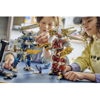 Конструктор LEGO® NINJAGO® Близнюки роботи-Титани Фігурки, 1707 деталей (71870)Конструктор LEGO® NINJAGO® Битва біля черепа Дракона з мечем, 1016 детлей (71871)