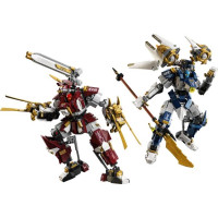 Конструктор LEGO® NINJAGO® Близнюки роботи-Титани Фігурки, 1707 деталей (71870)Конструктор LEGO® NINJAGO® Битва біля черепа Дракона з мечем, 1016 детлей (71871)