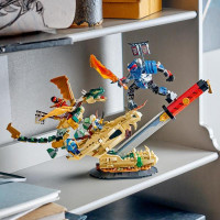 Конструктор LEGO® NINJAGO® Близнюки роботи-Титани Фігурки, 1707 деталей (71870)Конструктор LEGO® NINJAGO® Битва біля черепа Дракона з мечем, 1016 детлей (71871)
