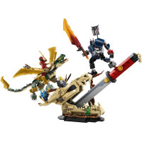 Конструктор LEGO® NINJAGO® Близнюки роботи-Титани Фігурки, 1707 деталей (71870)Конструктор LEGO® NINJAGO® Битва біля черепа Дракона з мечем, 1016 детлей (71871)