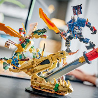 Конструктор LEGO® NINJAGO® Близнюки роботи-Титани Фігурки, 1707 деталей (71870)Конструктор LEGO® NINJAGO® Битва біля черепа Дракона з мечем, 1016 детлей (71871)