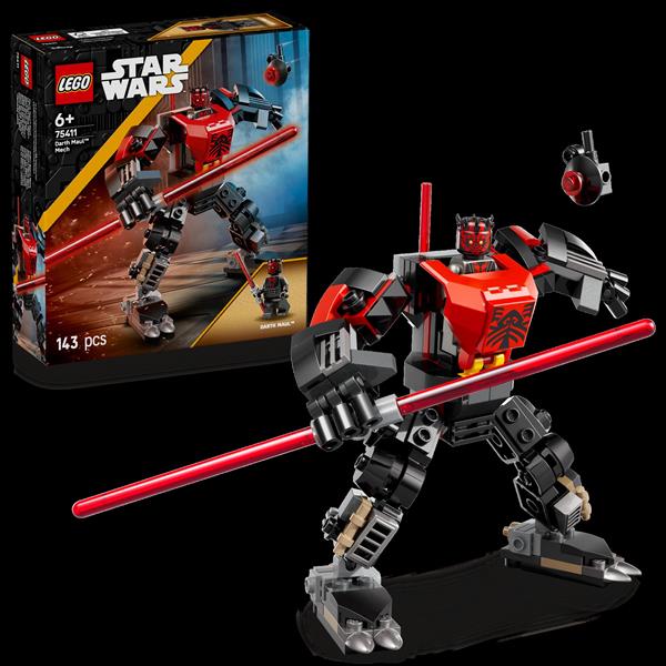 Конструктор LEGO® Звёздные войны: Войны клонов Робот Дарта Мола, 143 детали (75411) Конструктор LEGO® Звёздные войны: Войны клонов Робот Дарта Мола, 143 детали (75411)