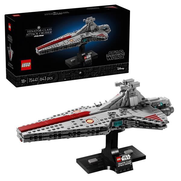 Конструктор LEGO Star Wars TM Зоряний крейсер класу «Венатор» 643 Деталі (75441)