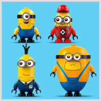 Конструктор LEGO Despicable Me 4 Посіпаки й банановий автомобіль 136 деталей (75580)