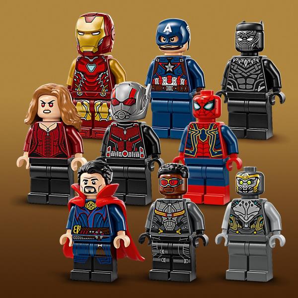 Конструктор LEGO Marvel Месники Завершення Вирішальна битва 621 деталь (76323)