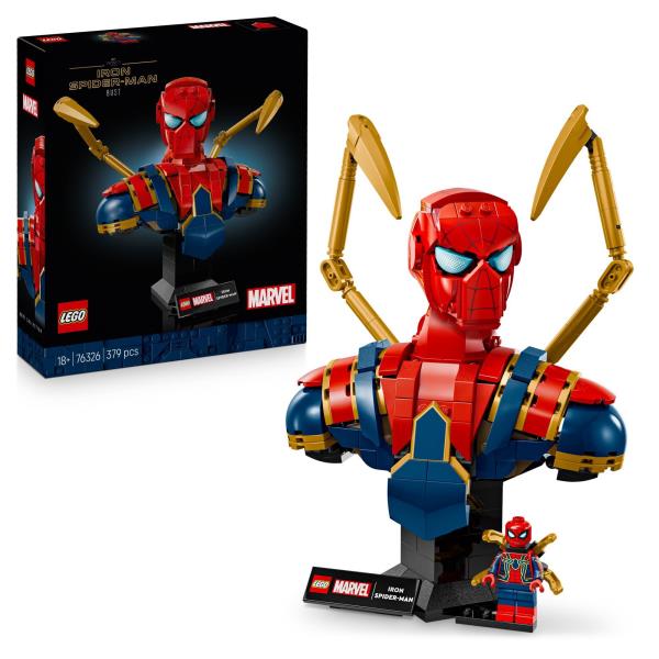 Конструктор LEGO Marvel Погруддя Залізної Людини-павука 379 деталей (76326)