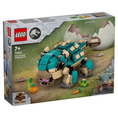Конструктор LEGO Jurassic World Малюк Бампі Анкілозавр 358 деталей (76962)