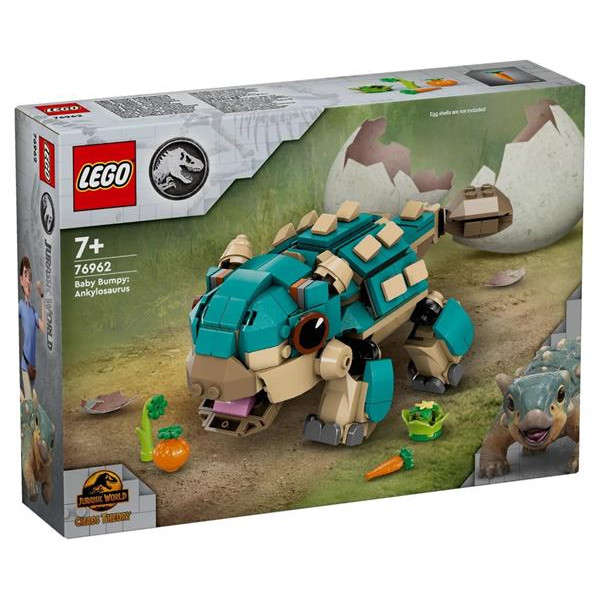 Конструктор LEGO Jurassic World Малюк Бампі Анкілозавр 358 деталей (76962)