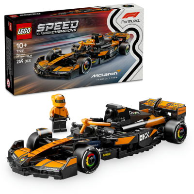 Конструктор LEGO Speed Champions Автомобіль для перегонів McLaren F1 Team MCL38, 269 деталей (77251)