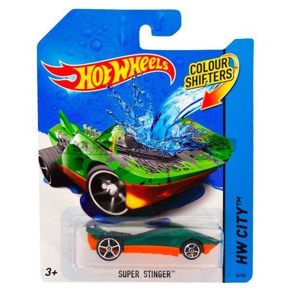 Машинка Hot Wheels Color Shifter Зміни колір Super Stinger (BHR15-BHR19)