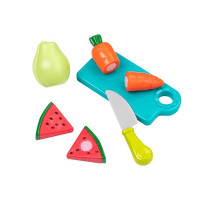 Іграшкові продукти Battat Овочі та фрукти на липучках у кошику (BT4743Z) Іграшкові продукти Battat Овочі та фрукти на липучках у кошику (BT4743Z)