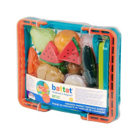 Іграшкові продукти Battat Овочі та фрукти на липучках у кошику (BT4743Z) Іграшкові продукти Battat Овочі та фрукти на липучках у кошику (BT4743Z)