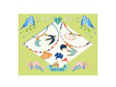 Набір для створення прикрас Djeco Браслет дружби Птахи в небі (DJ00016)