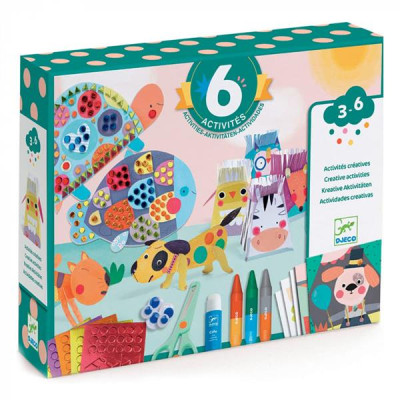 Набір для творчості Djeco Звірята (DJ09293) Набір для творчості Djeco Звірята (DJ09293)