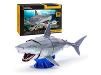 3D пазл Cubic Fun Зникаючі тварини Велика біла акула (DS1098h)