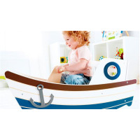 Дитяча гойдалка Hape Корабель дерев'яна (E0102) Дитяча гойдалка Hape Корабель дерев'яна (E0102)