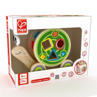Дерев'яна каталка-сортер Hape Равлик (E0349)