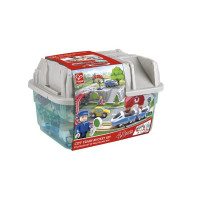 Іграшкова залізниця Hape у контейнері Місто 48 ел. (E3771)