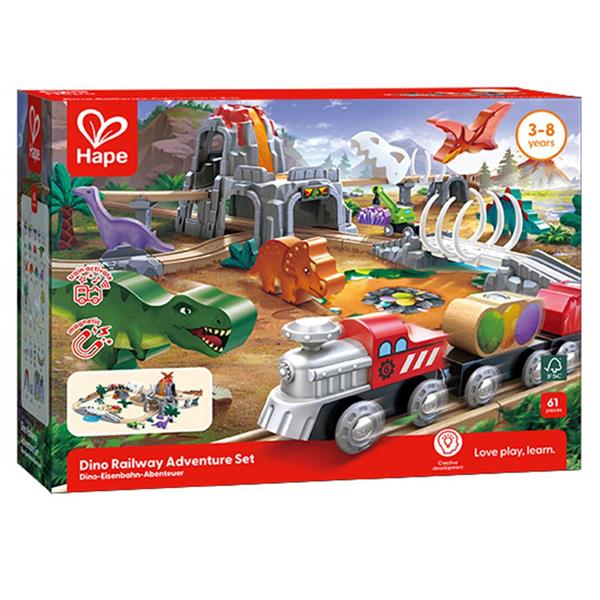 Іграшкова залізниця Hape Дінопригоди (E3795) Іграшкова залізниця Hape Дінопригоди (E3795)