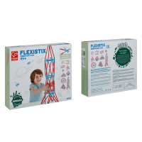 Конструктор Hape Flexistix Креативні фігури 133 деталі бамбуковий (E5565) Конструктор Hape Flexistix Креативні фігури 133 деталі бамбуковий (E5565)