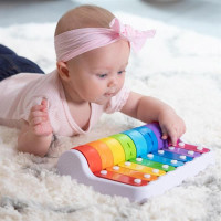 Дитячий ксилофон Fat Brain Toys Rock N' Roller Piano з дзвіночками (F281ML) Дитячий ксилофон Fat Brain Toys Rock N' Roller Piano з дзвіночками (F281ML)