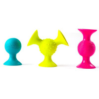 Набір сенсорних брязкалець Fat Brain Toys pipSquigz 3 шт (FA089-1) Набір сенсорних брязкалець Fat Brain Toys pipSquigz 3 шт (FA089-1)