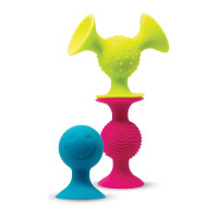 Набір сенсорних брязкалець Fat Brain Toys pipSquigz 3 шт (FA089-1) Набір сенсорних брязкалець Fat Brain Toys pipSquigz 3 шт (FA089-1)