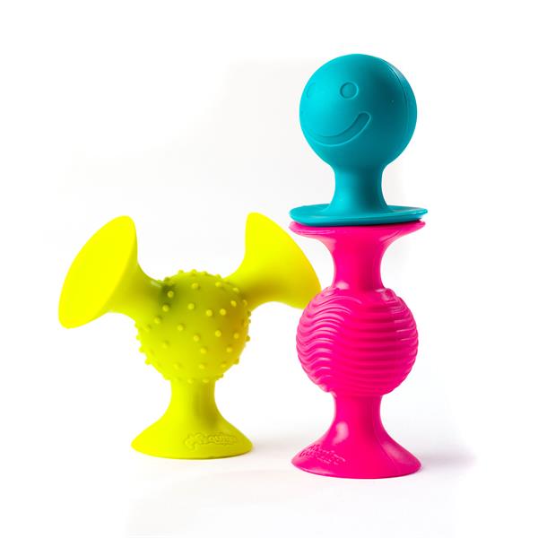 Набір сенсорних брязкалець Fat Brain Toys pipSquigz 3 шт (FA089-1) Набір сенсорних брязкалець Fat Brain Toys pipSquigz 3 шт (FA089-1)