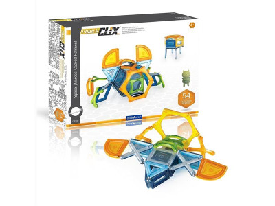 Магнітний конструктор Guidecraft PowerClix Explorer Series Космос, 54 деталі (G9470)