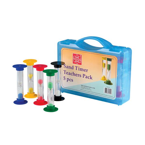 Набір пісочних годинників Edu-Toys для вчителя 5 шт. (GM194) Набір пісочних годинників Edu-Toys для вчителя 5 шт. (GM194)