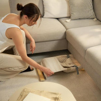 Шезлонг-гойдалка Kinderkraft Mimi Beige Wood (KBMIMI00WOD0000)