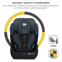 Автокрісло Kinderkraft Comfort Up i-Size чорно-сірий (KCCOUP02BLK0000)