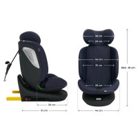 Автокрісло Kinderkraft i-Grow 2 Plus i-Size Navy (KCIGRO02NAVPL00)