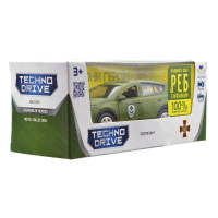 Автомодель TechnoDrive Шеврони героїв Toyota RAV4 Буревій 1:40 (KM6198)