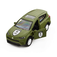Автомодель TechnoDrive Шеврони героїв Toyota RAV4 Буревій 1:40 (KM6198)