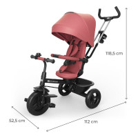 Триколісний велосипед Kinderkraft Aston 2 Plus Pink (KRASTO02PNKPL00)