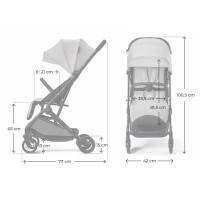 Прогулянкова коляска Kinderkraft Indy 3 Urban Grey (KSINDY03GRY0000) Прогулянкова коляска Kinderkraft Indy 3 Urban Grey (KSINDY03GRY0000)