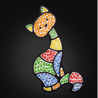 Набір для скляної мозаїки Mosaaro Кіт (MA3002) Набір для скляної мозаїки Mosaaro Кіт (MA3002)