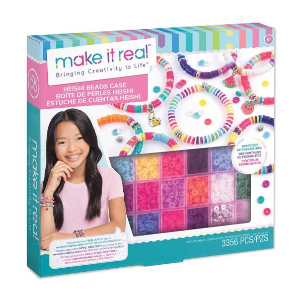 Набір для створення браслетів Make it Real Хейші Яскравий кейс (MR1741) Набір для створення браслетів Make it Real Хейші Яскравий кейс (MR1741)