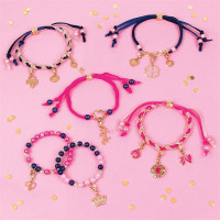 Набір для створення шарм-браслетів Make it Real Juicy Couture Оксамит і перлини 115 ел. (MR4417)